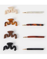 Accessorize - 8-Pack Mini Claw Clips & Hair Slides - Lyst
