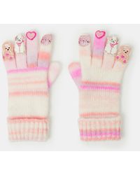 Accessorize - Pet Club Knitted Gloves - Lyst