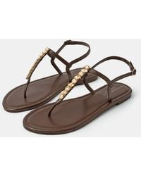 Accessorize - Cluster Jewel Strap Sandals - Lyst