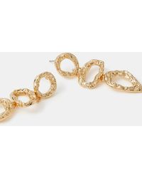Accessorize - Triple Molten Drop Earrings - Lyst