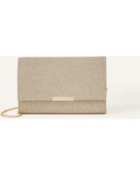 Accessorize - Women's Gold Box Clutch Bag - Lyst