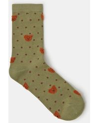Accessorize - Bear Print Socks - Lyst