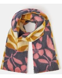 Accessorize - Floral Knit Blanket Scarf - Lyst