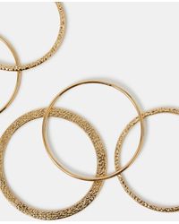 Accessorize - 6-Pack Mixed Metal Bangles - Lyst