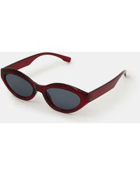 Accessorize - Oval Cat Eye Sunglasses - Lyst
