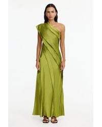 Acler - Blenfleet Maxi Dress For Satin, One-Shoulder, Floor-Length - Lyst