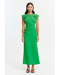 Acler - Koda Midi Dress For Color, Size, Polyester Fabric - Lyst