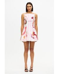 Acler - Hand-Painted Mini Dress For - Lyst