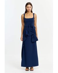 Acler - Mannetto Maxi Dress By Maxi Dress, Polyester - Lyst
