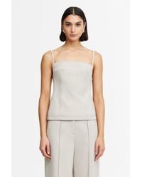 Acler - Folie Top For Polyester Viscose Elastane Lyocell Acetate Wool - Lyst