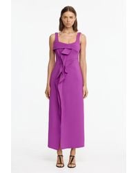 Acler - Maxi Dress For Viscose Elastane - Lyst