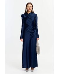 Acler - Ramwark Maxi Dress For Satin - Lyst