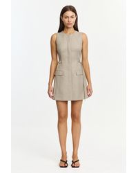 Acler - Jared Mini Dress By Wool Blend, For - Lyst