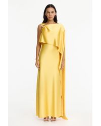 Acler - Satin Maxi Dress For - Lyst