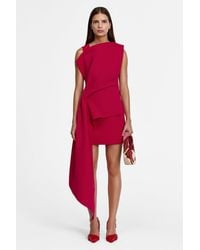 Acler - Quindus Mini Dress By Structured Mini Dress For - Lyst
