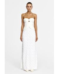 Acler - Pryde Maxi Dress For Heavy Satin And Woven Sequin Fabrication - Lyst