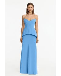 Acler - Strapless Maxi Dress - Lyst