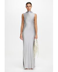 Acler - Fleeden Maxi Dress For Color, Size, Satin Woven Fabric - Lyst