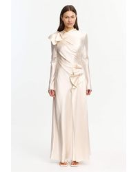 Acler - Ramwark Maxi Dress For Satin - Lyst