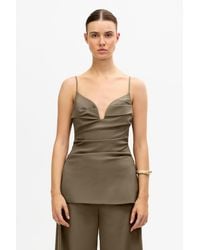 Acler - Acler Structured Woven Top - Lyst