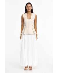 Acler - Sleeveless Midi Dress, Color, Size - Lyst