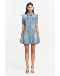 Acler - Hinckley Mini Dress For Cotton - Lyst