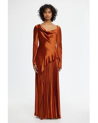 Acler - Harriston Maxi Dress For Acetate Polyester Blend - Lyst