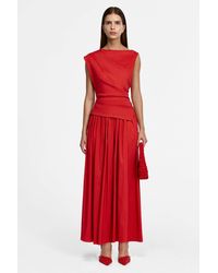 Acler - Robakker Maxi Dress For Stretch Dupion Fabrication - Lyst