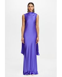 Acler - Fleeden Maxi Dress For Satin Woven Fabric - Lyst
