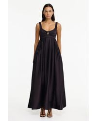Acler - Empire Waist Maxi Dress - Lyst