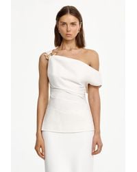 Acler - Asymmetrical Off-Shoulder Top For - Lyst