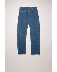 Acne Studios 1997 Dark Blue Trash Dark Blue Classic Fit Jeans