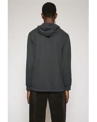 Acne Studios Sweat à capuche avec logo inversé - Noir