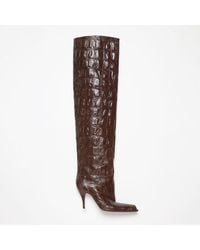 Acne Studios - Leather Boots Open Toe - Lyst
