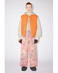 Womens Clothing Jackets Waistcoats and gilets Acne Studios Synthetic Osal Vest in Orange 