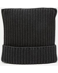 Acne Studios - Ribbed Square Beanie - Lyst