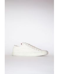 Acne Studios Low Top Trainers - White
