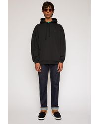 Acne Studios Oversized Hooded Sweatshirt black