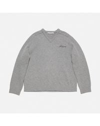 Acne Studios - Wool V-Neck Sweater - Lyst