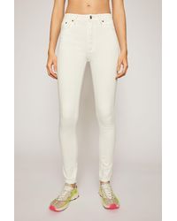Acne Studios High-rise Skinny Jeans - White