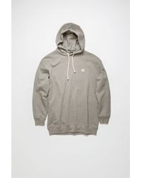 Acne Studios Ferris Face Kapuzen-Sweatshirt - Grau