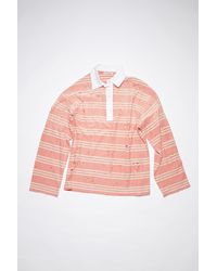 Acne Studios Cotton Sheer Polo Shirt 