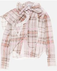 Acne Studios - Printed Silk Blouse - Lyst