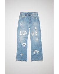Womens Jeans Acne Studios Jeans Blue Mece Vintage in Light Blue Acne Studios Denim Mece Vintage Regular Fit Jeans - Save 68% 