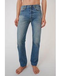 Acne Studios Classic Fit Jeans mid Blue