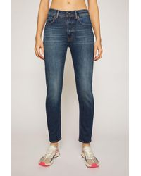 Acne Studios Slim Tapered Fit Jeans dark Blue