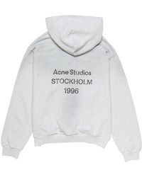 Acne Studios - Logo Hooded Sweater - Lyst