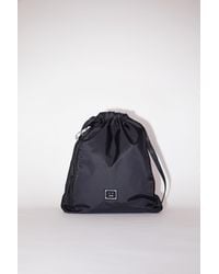 acne sporty bag black