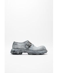 Acne Studios - Buckle Leather Shoes - Lyst