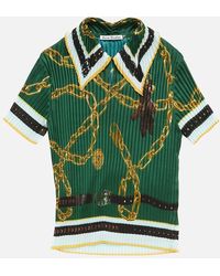 Acne Studios - Pleated Printed Blouse - Lyst